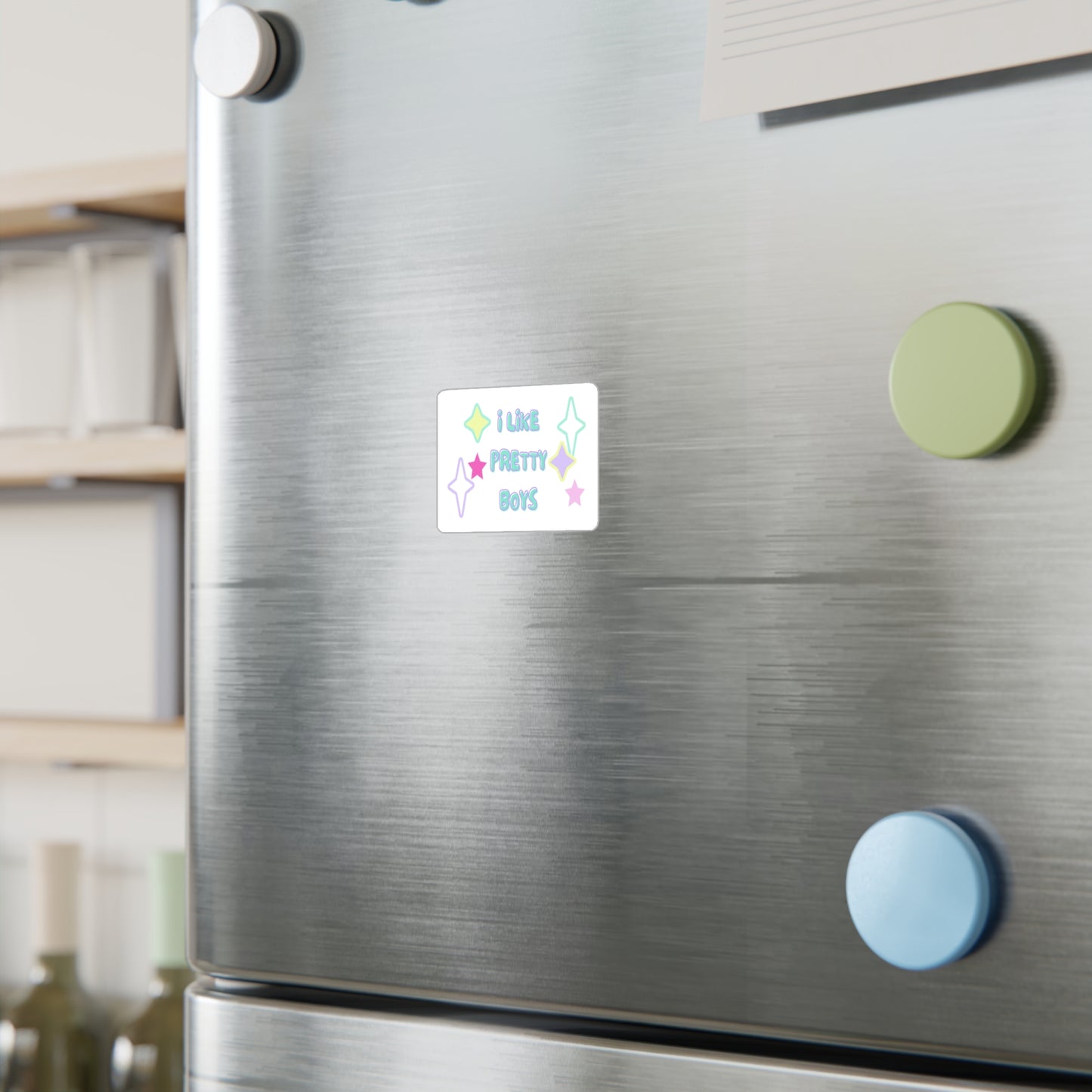 I Like Pretty Boys Vinyl Sticker