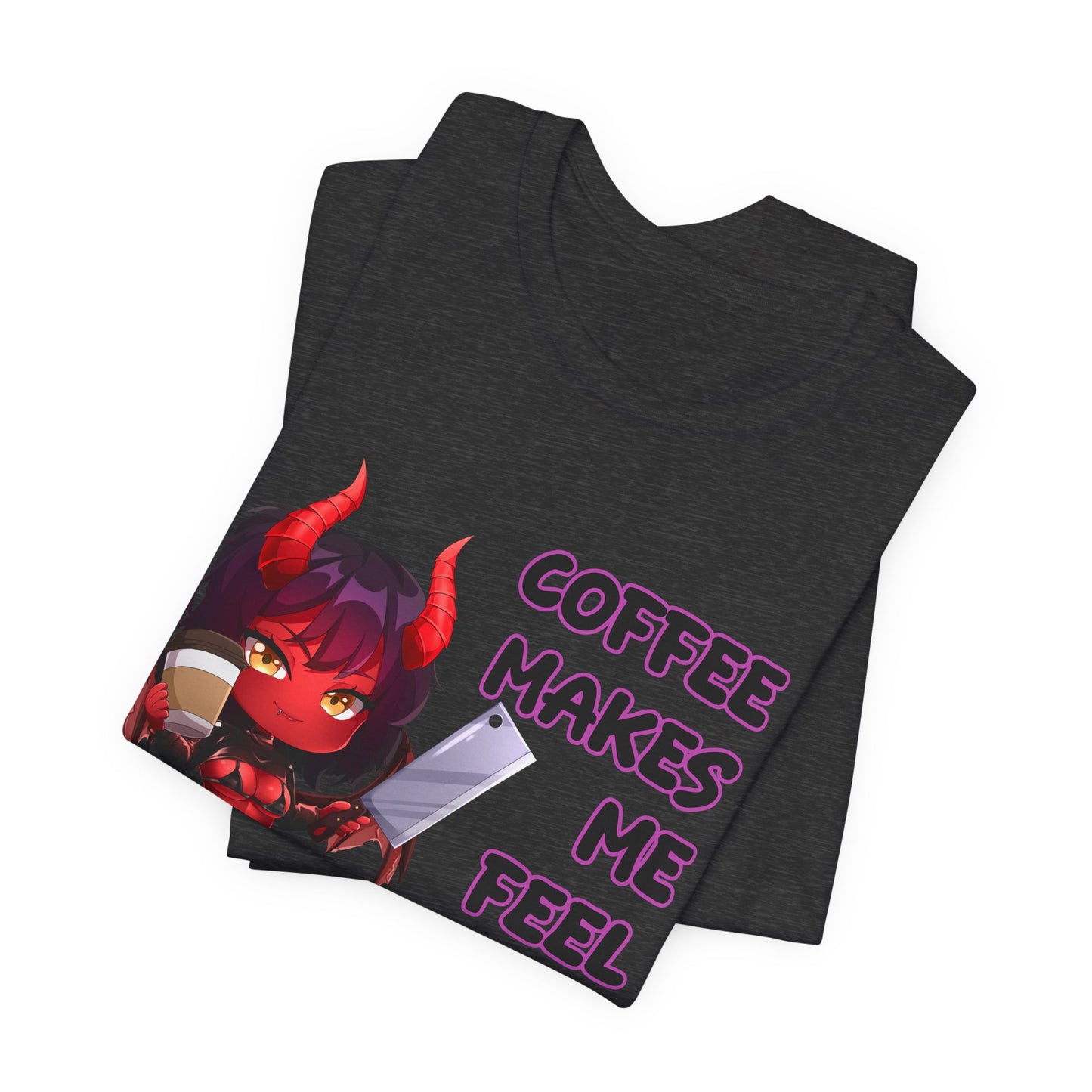 Coffee Maes Me Feel Less Murdery Chibi Demon